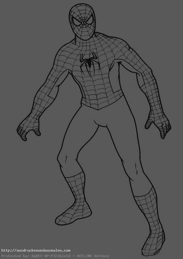 spiderman 4 ausmalen